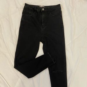 forever 21 black skinny jeans